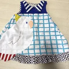 baby cheer 鳥モチーフ ノースリーブワンピース 80cmのサムネイル