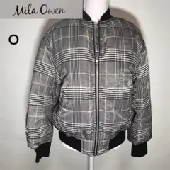 新品 Mila Owen チェック柄 ダウン ジャケットサイズ0