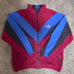 90s Puma ナイロンジャケット　プーマナイロンジャケット ドローコード付き