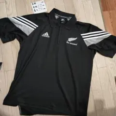 アディダス　オールブラックス　adidas　ALLBLACKS　ポロシャツ