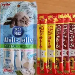 Petio Melt-Jelly 猫用ゼリー&チャオちゅ～る６点セット