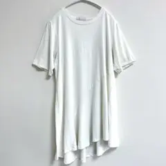 DANSKIN ダンスキン　アシンメトリー　チュニック　Tシャツ　ホワイト