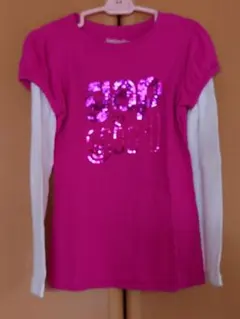 140cm　gap kids スパンコール長袖カットソー