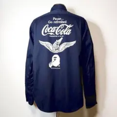 アベイシングエイプ コカコーラ ワークシャツ L 長袖シャツ ベイプ