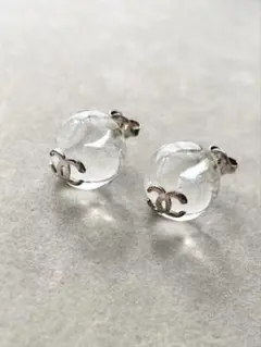 CHANEL 本物 レア ピアス 99P シャネル 希少 ヴィンテージ