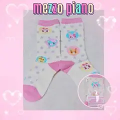 ❤メゾピアノ❤ミミポポ✨みみぽぽ✨靴下✨平成レトロ✨ソックス✨白❤