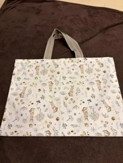 ウサギ柄レッスンバッグ