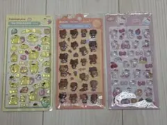 サンリオ ボンボンドロップシール 3枚セット キティ ポムポムプリン