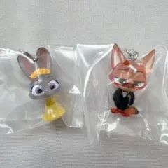 ズートピア2めじるしアクセサリー ニック・ワイルド＆ジュディ・ホップス セット