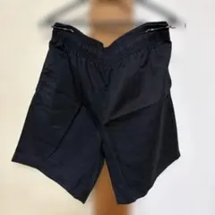 黒 ショートパンツ ゴムウエスト