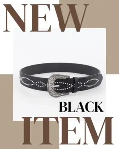 ウエスタンベルト　スタッズベルト　ヴィンテージ　アメカジ　y2k グランジ