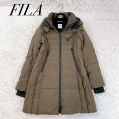 FILA GOLF ロング ダウン コート ジャケット　レディース S 撥水