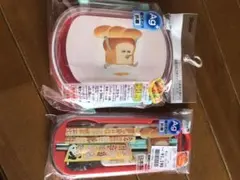 パンどろぼう　お弁当箱、カトラリーセット