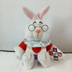 白うさぎ 不思議の国のアリス ディズニーランド タグ付き ぬいぐるみ
