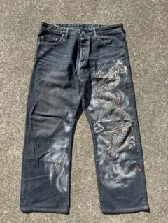 ⭐︎即発送⭐︎ オスティア・ジャパン　KOROMO　衣　デニムジーンズ　龍