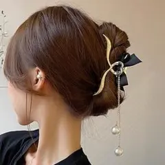 新品 リボンが可愛いヘアクリップ