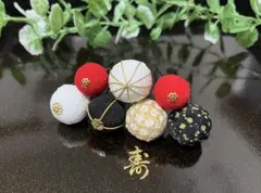 ちりめん和玉髪飾り　和玉かんざし　着物髪飾り　七五三　成人式　卒業式　和装髪飾り