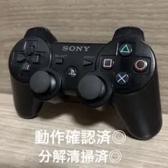 動作確認済◎プレステ3 SIXAXIS純正ワイヤレスコントローラー ブラック