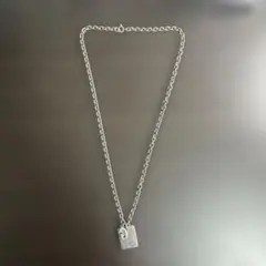 リンクチェーン ネックレス 長方形プレート GUCCI