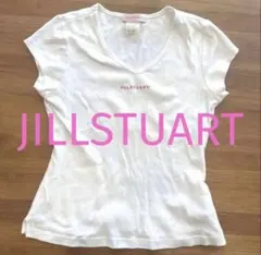 必読 JILLSTUART ホワイト Vネック Tシャツ Mサイズのサムネイル