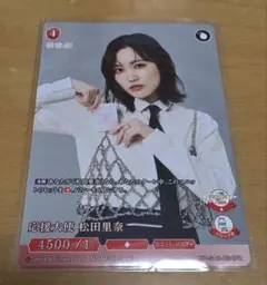 ビルディバイド 応援大使PRカード 松田里奈 プロモ 優勝賞品