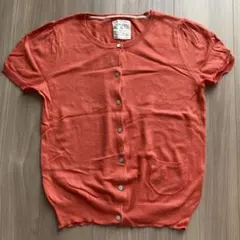 ehka sopo 半袖カーディガン オレンジのサムネイル