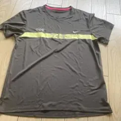 Nike DRI-FIT ランニングTシャツ Mサイズ グレー