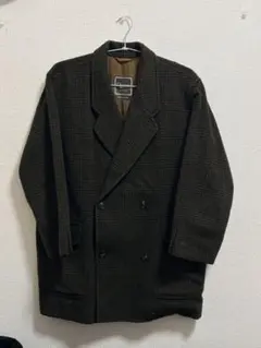 【Christian Dior】 ダークブラウン ダブルチェスターコート