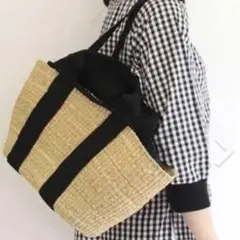 MUUN ムーニュ 2wayかごバッグ　ジョージL