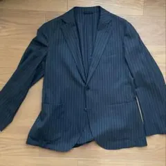 THE SUIT COMPANY パンツスーツ　ブラック　ストライプ