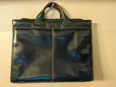 maruem（マルエム） ビジネス レザー バッグ フォレストブラック