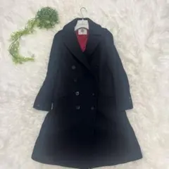 オールドイングランド ロングコート ウール ダブル チェスターコート