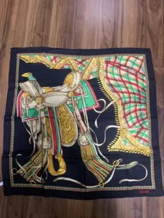 CELINE シルクスカーフ