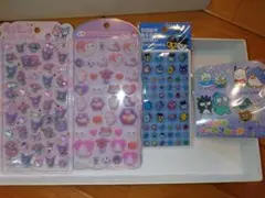 正規品　おはじき、ブロックシール、コットンパフ、うるちゅる　計4点