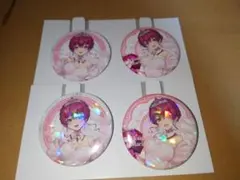 ホロライブ　一番くじ　宝鐘マリン　缶バッジ4種セット　ウェディング