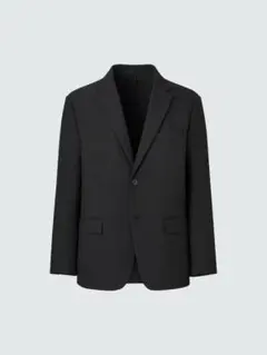 美品 ユニクロ 2WAYストレッチジャケット（袖丈着丈標準） ブラック L