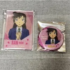 名探偵コナン 箔押し缶バッジコレクション アクリルカード 毛利蘭