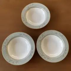 Noritake ファインチャイナ 廃盤　レトロボウル 3枚セット　デザート皿