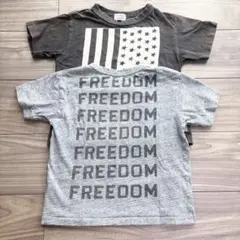 F.O.KIDS 星条旗FREEDOM 半袖Tシャツ　サイズ120 2枚セットのサムネイル
