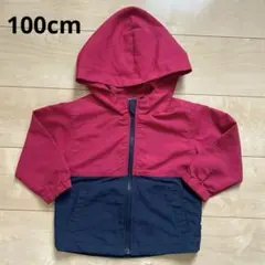【値下げ】デビロック　ナイロンパーカー100cm アウター　ブルゾン　ジャンパーのサムネイル