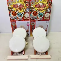ジャンク Wii タタコン 太鼓の達人 4個セット ソフト無し ち5
