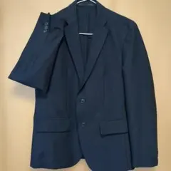 【ユニクロ】美品感動ジャケット軽量タイプダークネイビー M