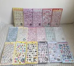 限定値下17枚サンリオ2弾サンリオミニしずくちゃん和柄ボンボンドロップシール