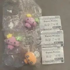 たまごっちカプセルフロッキーズ　めめっち　ふらわっち　3点セットガチャ