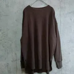 人気　レリューム　TCワッフルロングスリーブTシャツ　ジャーナルスタンダード