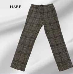 【HARE】チェック柄パンツ M