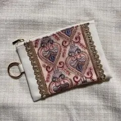 インド刺繍ポーチ　handmade
