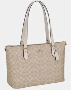 GWセール！新品未使用 COACH コーチ CW381 ベージュ トートバッグ