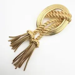 極美品 ❤︎ Christian Dior タッセル モチーフ ブローチ ゴールド 極美品✨Christian Dior タッセル モチーフ ブローチ ゴールド - メルカリ
