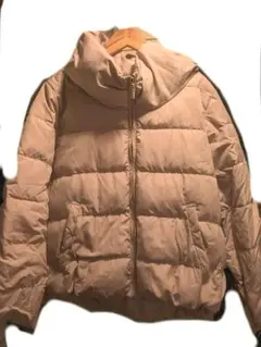 WILLSELECTION ピンク ショートダウンジャケット 着画